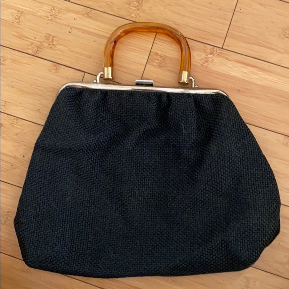 Vintage Purse with lucite handle